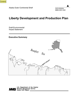 Beaufort Sea Oil and Gas Development/Liberty Development and Production Plan Environmental Impact Statement 2001