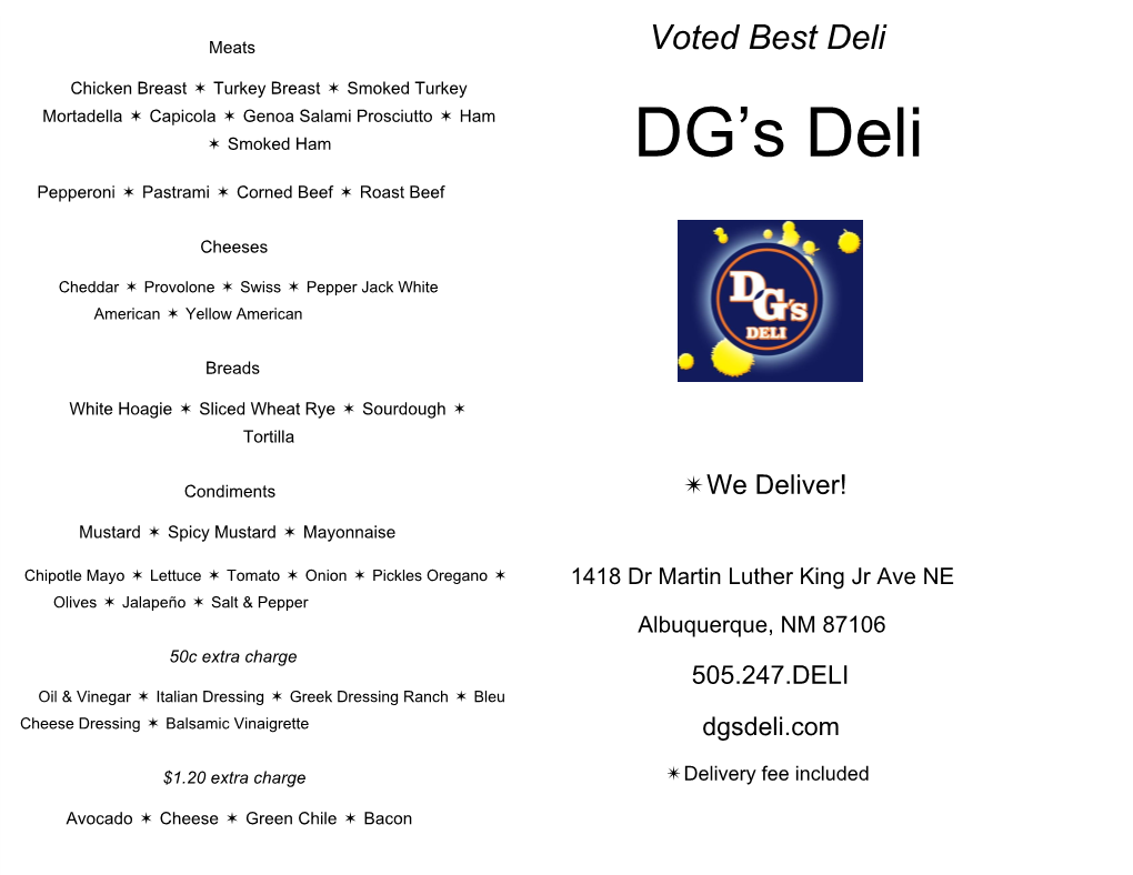 Dgsdeli-Menu-1.Pdf