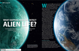 What Happens When We Detect Alien Life?