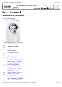 Søren Kierkegaard - Wikipedia, the Free Encyclopedia 7/06/14 7:00 AM