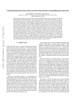 Constraining Black-Hole Horizon Effects by LIGO-Virgo Detections of Inspiralling Binary Black Holes