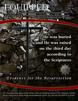 EQUIPPED 1.3 "Evidence for the Resurrection"