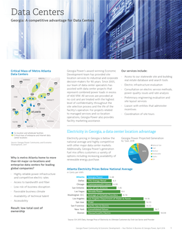 Data Centers Georgia: a Competitive Advantage for Data Centers