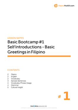 Basicbootcamp#1 Selfintroductions-Basic