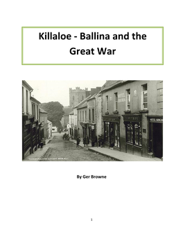 Killaloe - Ballina and the Great War