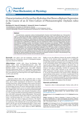 Characterization of a Glycan Exo-Hydrolase That Shows A