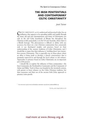 The Irish Penitentials and Contemporary Celtic Christianity