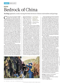 Bedrock of China Xu Xing Applauds a Study Tracing the Links Between Chinese Nationalism and Geology