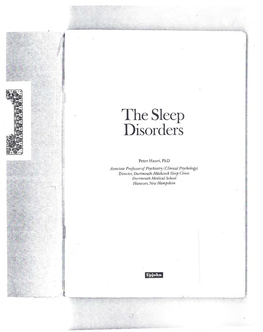 The Sleep Disorders