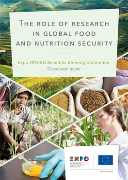 The Role of Research in Global Food and Nutrition Security