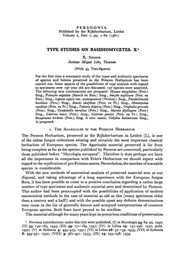 Proposed. Herbarium, Preserved the Rijksherbarium