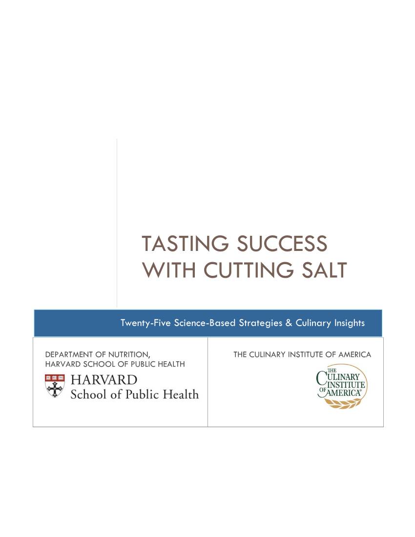 Tasting Success with Cutting Salt