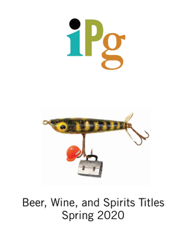 IPG Spring 2020 Beer Wine and Spirits Titles