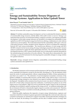 Application to Solar Updraft Tower