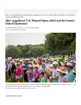 After 'Magni Cent' U.S. Women's Open, What's Next for Country Club
