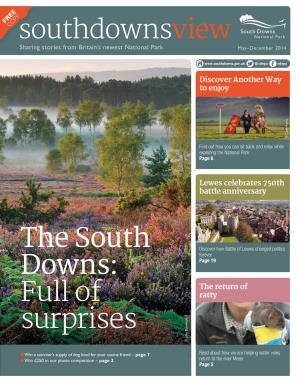 Southdownsview Sharing Stories from Britain’S Newest National Park May–December 2014