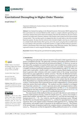 Gravitational Decoupling in Higher Order Theories