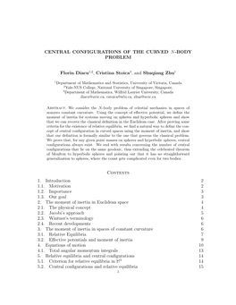 Central Configurations of the Curved N-Body Problem