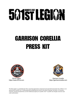 Garrison Corellia Press Kit