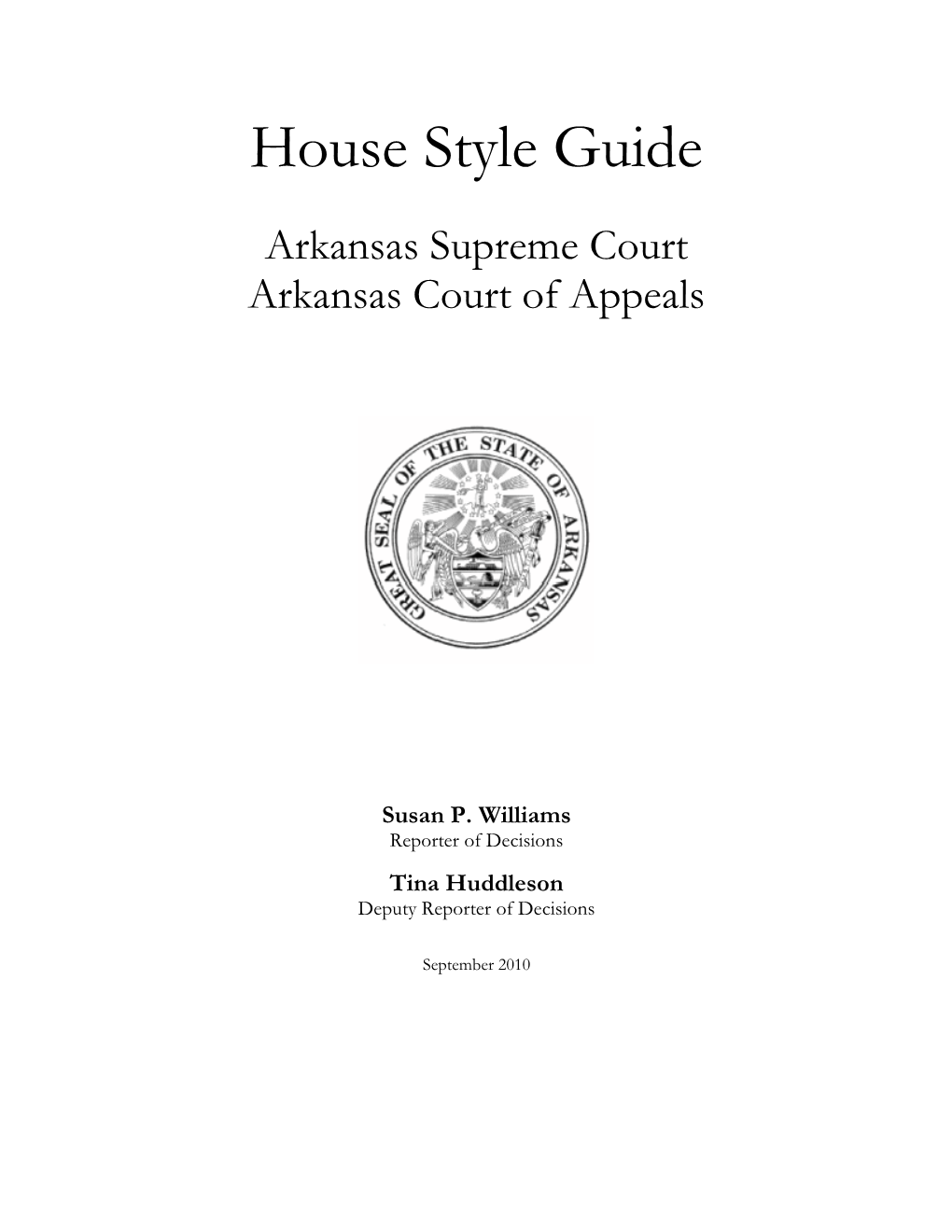 House Style Guide