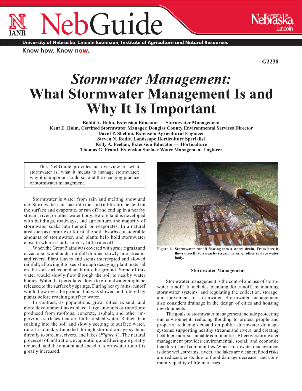 Stormwater Management: What Stormwater Management Is and Why It Is Important Bobbi A