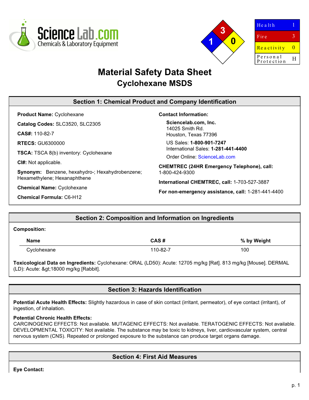 Material Safety Data Sheet Hexane Msds Section Hot Sex Picture