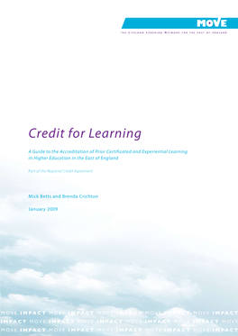 Credit for Learning