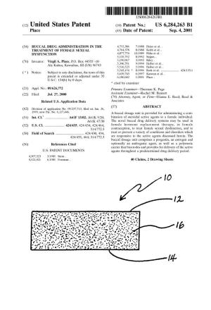 (12) United States Patent (10) Patent No.: US 6,284,263 B1 Place (45) Date of Patent: Sep