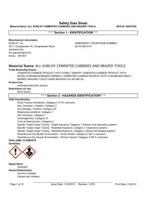 View the Safety Data Sheet (SDS)