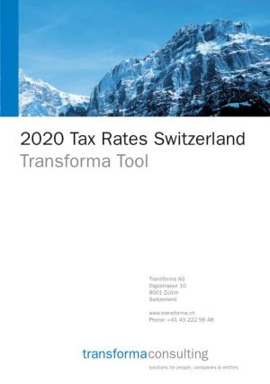 Folder Tax Rate 2020.Indd