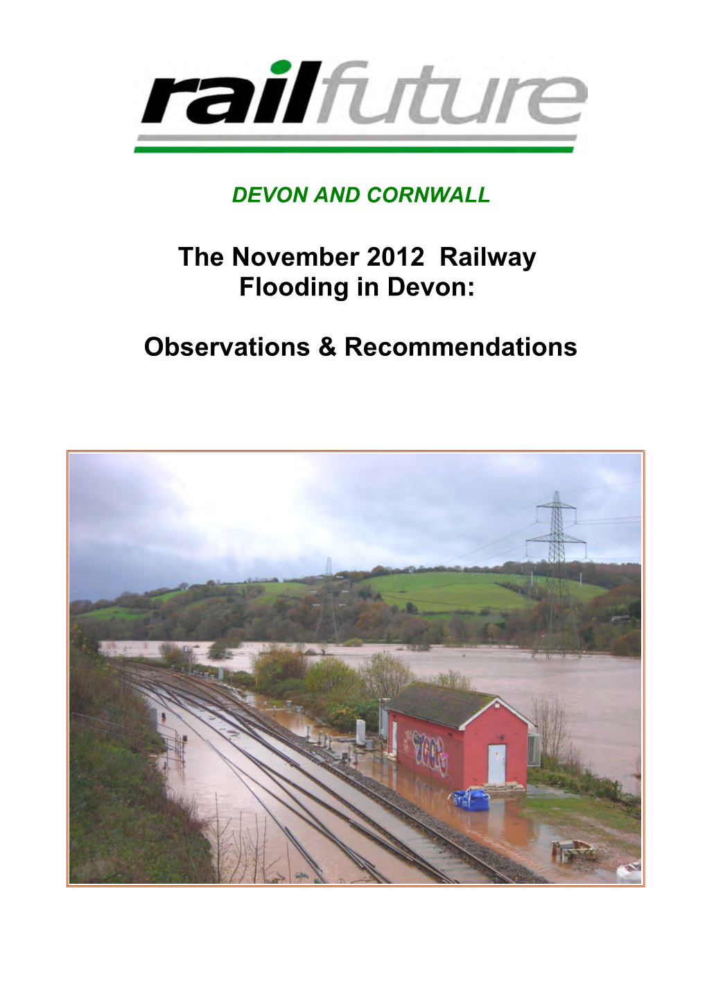 November 2012 Railway Flooding in Devon