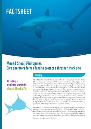 Malapascua Philippines Thresher Shark Tourism Factsheet.Pdf