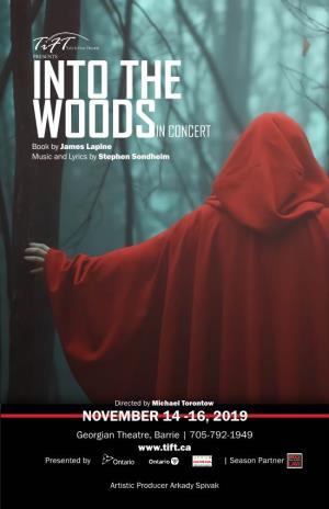 INTO the WOODSIN CONCERT Book by James Lapine Music and Lyrics by Stephen Sondheim