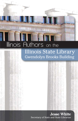 Illinois Authors on the State Library Building Brochure