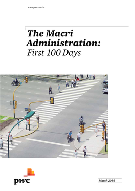 The Macri Administration: First 100 Days