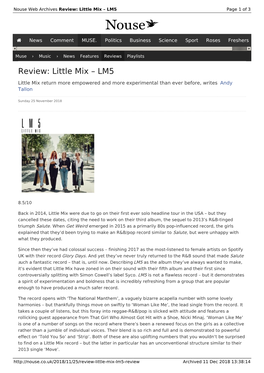 Review: Little Mix – LM5 | Nouse