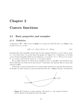Chapter 2 Convex Functions
