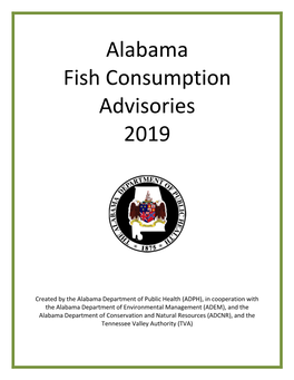 Alabama Fish Consumption Advisories 2019