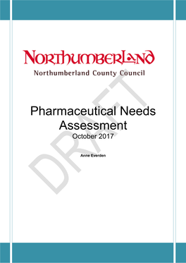 Pharmaceutical Needs Assessment October 2017