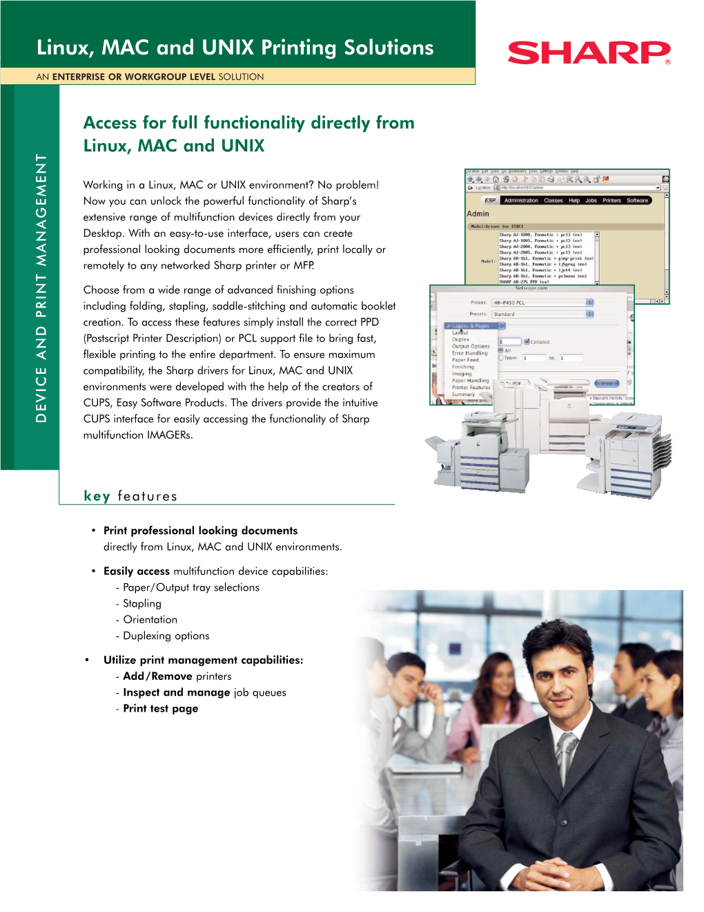 Linux, Macintosh and Unix Printing Solutions