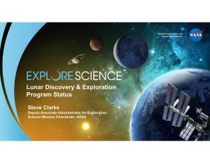 Lunar Discovery & Exploration Program Status