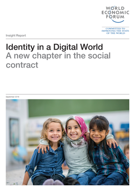 Identity in a Digital World a New Chapter in the Social Contract