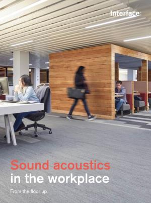 Sound Acoustics in the Workplace from the Floor up Image: Philips HQ, DACH 3