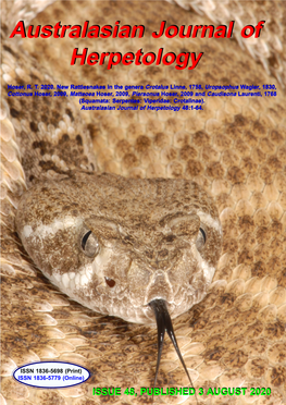 New Rattlesnakes in the Genera Crotalus Linne