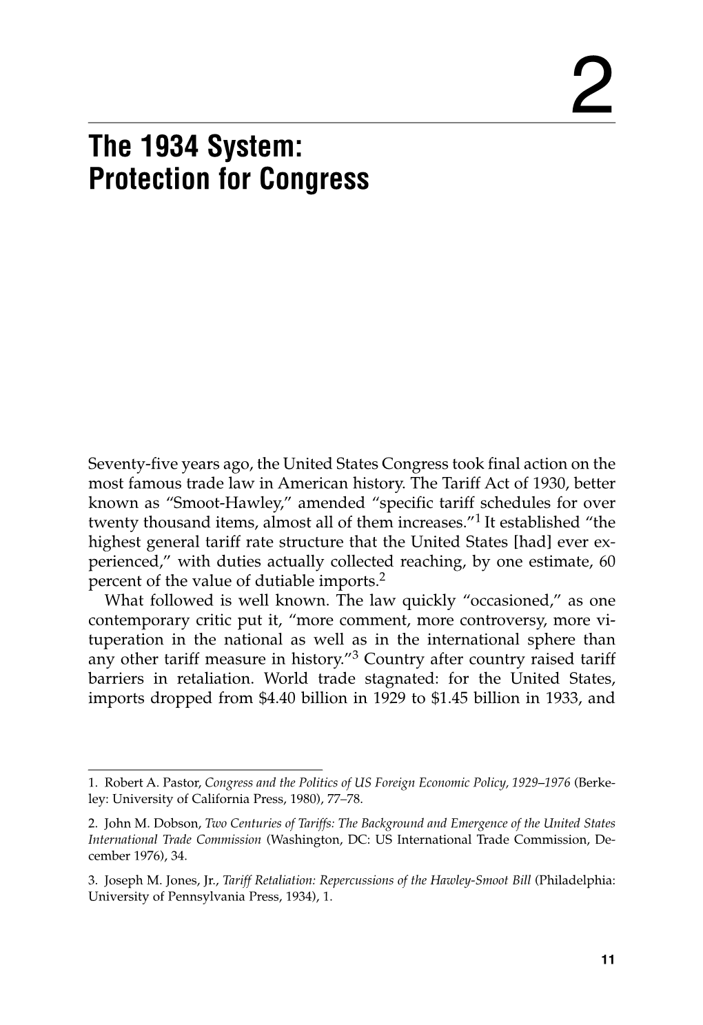 Chapter 2 the 1934 System: Protection for Congress