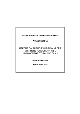 Port Stephens Floodplain Risk Management Study and Plan