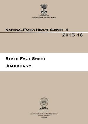 State Fact Sheet Jharkhand