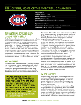 Game Changer: Canadiens Case Study