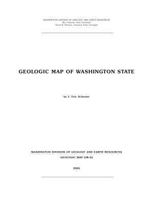 Geologic Map of Washington State