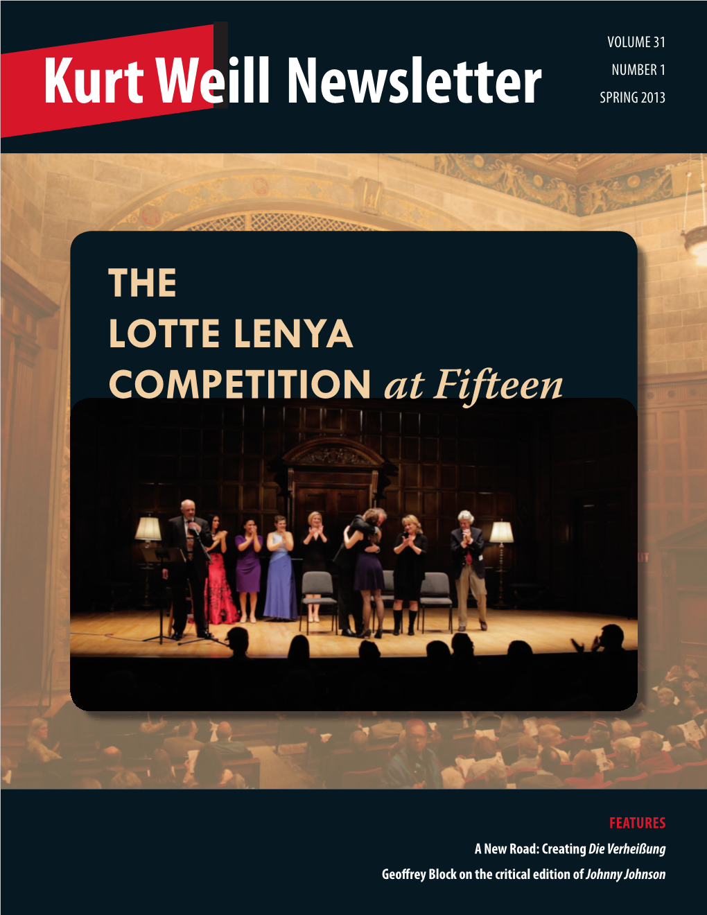 THE LOTTE LENYA COMPETITION at Fifteen